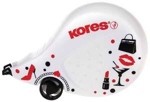 Scooter Black & White suchý korekční strojek, vhodný pro všechny typy korektur, kolečka