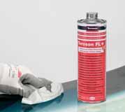 Mechanické opravy Čistič bŕzd a spojky Teroson FL+ Loctite 7063 Čistenie / príprava povrchu Čistenie dielcov pred použitím lepidiel / tesniacich prípravkov Loctite a Teroson Čistenie a odmastenie
