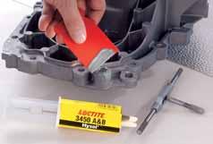 Loctite 3450 A&B Loctite 3455 A&B Loctite 3463 2-zložková epoxidová živica 2-zložková epoxidová živica 2-zložková epoxidová tyčinka Izbová teplota Izbová teplota Izbová teplota 4 až 6 min. 40 min.