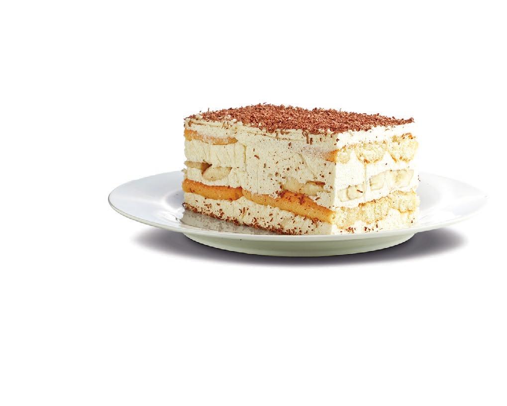 Energie: 225,7 kcal Bílkoviny: 11,2 g Tuky: 6,9 g Sacharidy: 30,1 g 58 250 g cukrářských piškotů, 200 g másla, 200 g moučkového cukru, 1 vanilkový cukr, 200 ml mléka, 100 ml Fortini Multi Fibre, 60 g