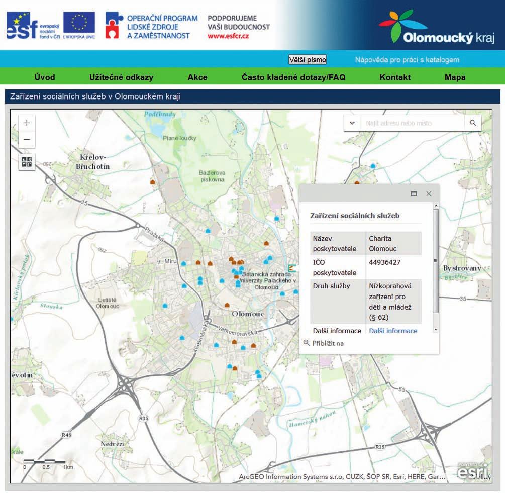 Sociální služby v Olomouckém kraji 4.