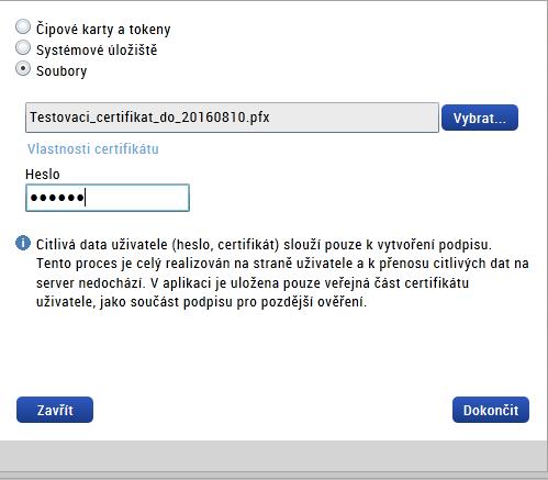 prostřednictvím elektronického podpisu dojde k podepsání