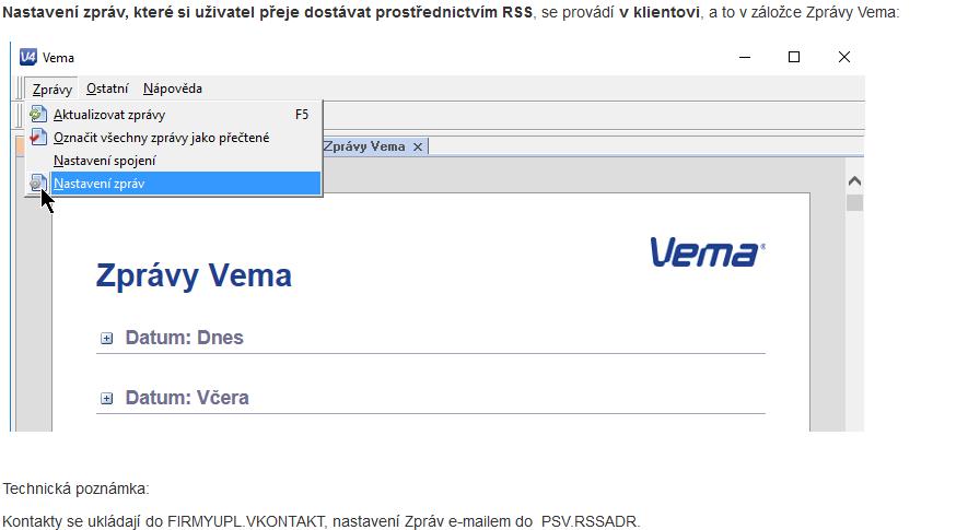 Aktualizace obsahu souborů ze standardu Při převodu dat do nové verze se automaticky doplňuje obsah vybraných souborů podle standardu.