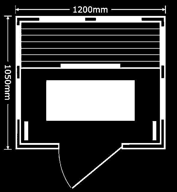 druh topidel: 10 x karbonové Celkový výkon topidel: 160 W 105 cm Vybavení: