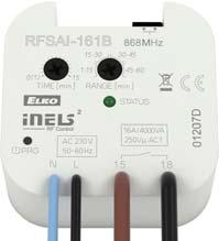 56 RFSAI-161B Automatické ovládání světel RFSAI-161B Automatické ovládání světel 57 RFSAI-161B /30V RFSAI-161B /10V RFSAI-161B /4V apájecí napětí: 30 V AC / 10 V AC / 1-4 V AC/DC 50-60 Hz 60 Hz 50-60