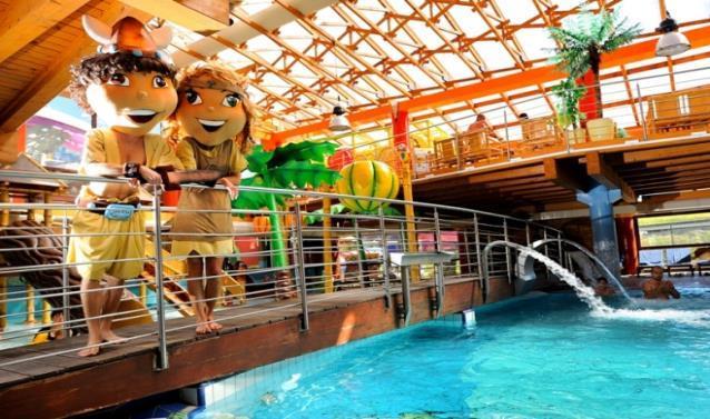 Zábavné parky Aquapark Tatralandia (Liptov, SK) 14 (10 celoročných) bazénov s termálnou, morskou aj čírou vodou komplex 21 parných, vodných a masážnych kúpeľov, sáun