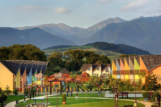 Holiday Village Tatralandia Chalets Jasná de Luxe Centrum výstavba,