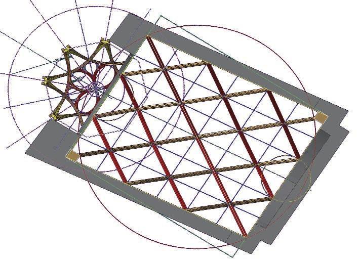 Obr. 9. Konstrukãní schéma prostor kaple a krouïená klenba závûru. Ilustrace: Bauer Lauterbach GmbH, 2015. Obr. 10.