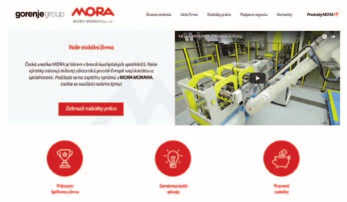 Novinky NOVé webové stránky MORA MORAVIA, s. r. o. V návaznosti na neustálý nedostatek pracovníků do výrobních provozů, bylo rozhodnuto o vytvoření speciální webové stránky MORA MORAVIA.