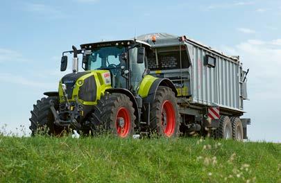 Tím může být traktor AXION uveden velmi snadno do klidového stavu.