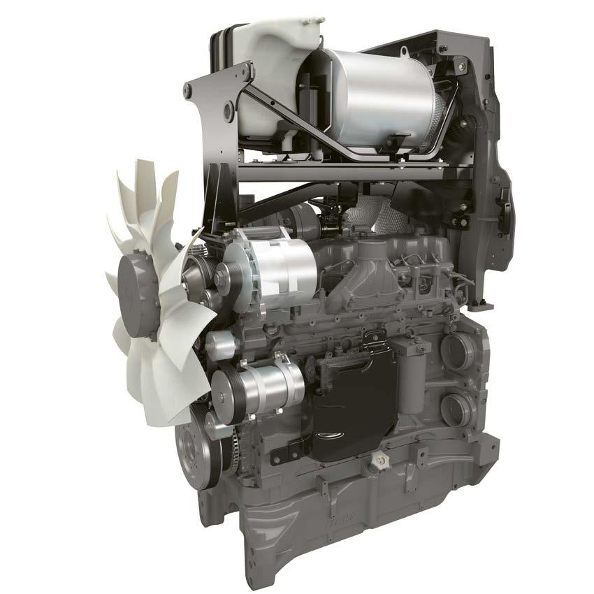 Čistá síla. Motor Silný motor. Pod jednodílnou kapotou motoru pracuje šestiválcový motor FPT (Fiat Powertrain Technologies) NEF-6 se zdvihovým objemem 6,7 l.