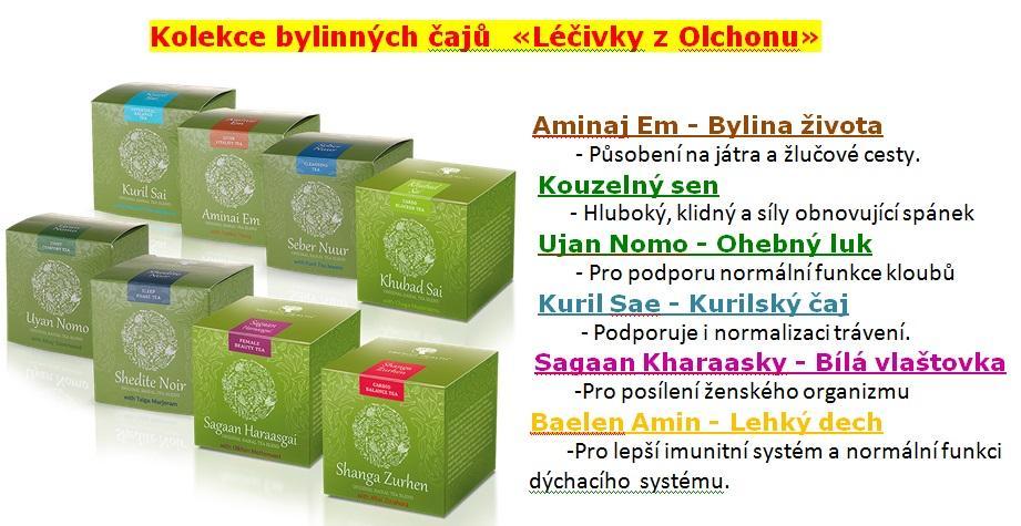 Složením jsou léčivé rostliny z tajuplného ostrova Olchon, který