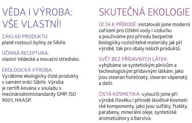 Výrobky společnost Siberian Health má již od roku 1996 miliony velmi spokojených zákazníků v