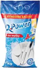 čistič na podlahy 1 litr Q Power čistič odpadů 500 g -30% -40%