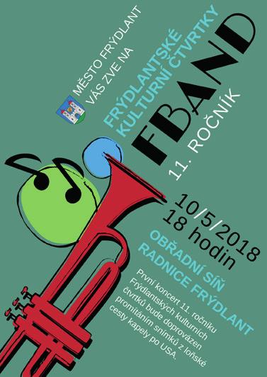 4. 5. FREELAND TRIO Koncert Martina Zbrožka (housle), Oskara Töreka (trubka) a Romana Zabelova (akordeon). Vstupné 100,- Kč / studenti 50,- Kč.