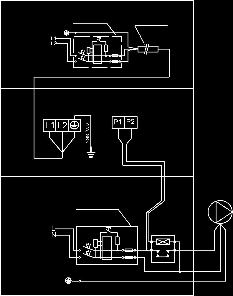 Pro instalatéry a profesionály 33 Fb Ochrana kondenzátoru před výpadkem napájení Příloha 1: Schéma elektrického zapojení priority ohřevu (volitelně) Pro oběhové čerpadlo napětí 230V Uzemnění
