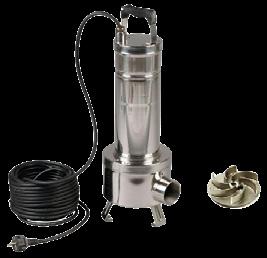 čerpadel FEKA VS 550-1200, FEKA 1400-1800, GRINDER 1000-1800.