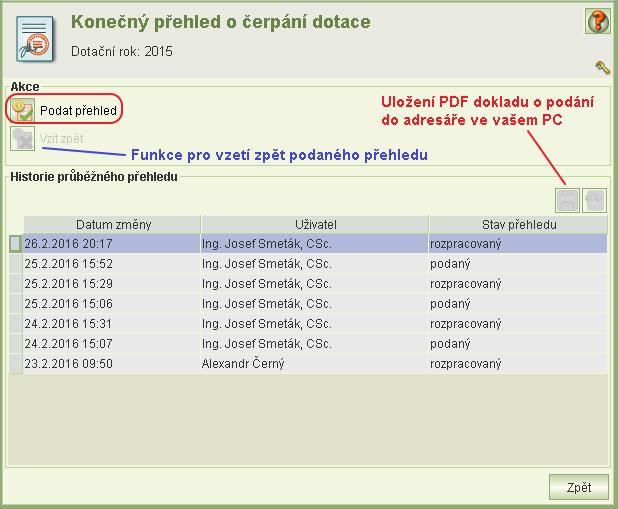 Vysvětlení některých položek: Dotace přiznaná krajem na sociální služby je součet hodnot Celková dotace za rok (viz kap. 9) za všechny podpořené sociální služby.