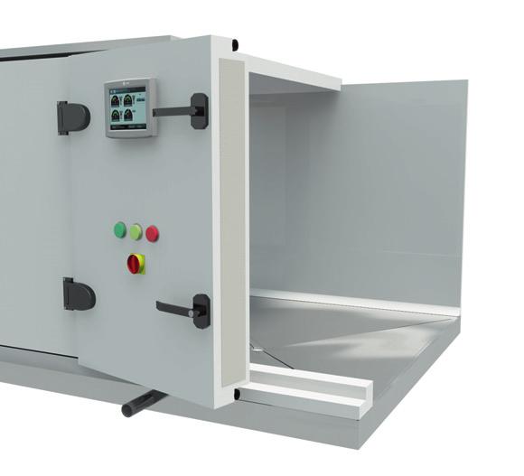 Široký sortiment ventilátorů Trane (různé velikosti, typy a technologie: s dopředu zahnutými lopatkami, s dozadu zahnutými lopatkami, s volně oběžným kolem) umožňuje volit optimální sestavu