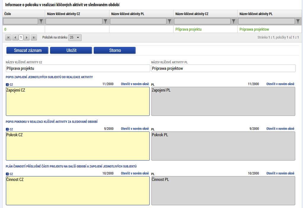 Žádná předdefinovaná čestná prohlášení v rámci programu nepoužíváme. Přílohy Na této záložce je možné vyplnit jeden nebo více dokumentů, které budou přílohou zprávy.