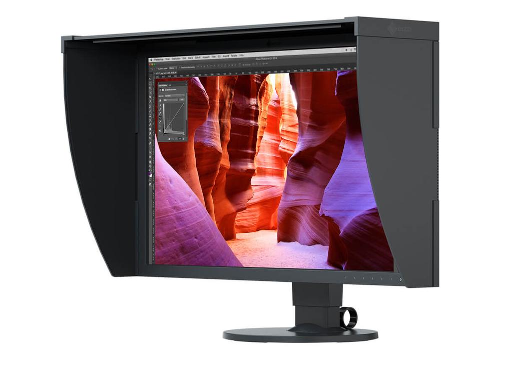 CG2730 Vaše výhody Plně vybavený monitor ColorEdge CG2730 splní díky panelu True Black, 16bitové tabulce LUT a přiložené cloně požadavky těch nejnáročnějších fotografů a designérů.