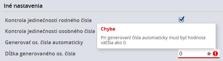 BBAN, ale nespustil aktualizáciu IBANu, t.j. neklikol na tlačidlo na konci políčok pre BBAN. 3.