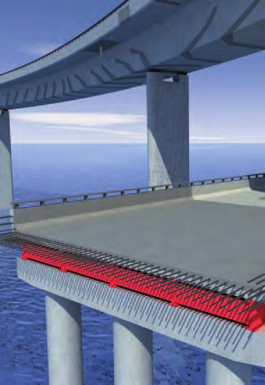 Požadavky Vysoce trvanlivý beton se sníženou propustností a výbornou odolností vůči očekávaným budoucím vlivům Rychlý vývoj počáteční pevnosti, který sníží dobu potřebné uzavírky Prodloužená