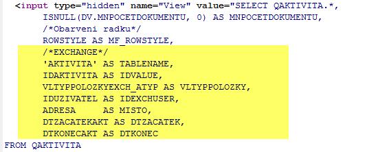 2.13.2 Nastavení uživatelských e-mailů a hesel V tabulce uživatelů v ESO9 běžným způsobem nastavíme e-mailové adresy a hesla pro MS Exchange (činnost 9.8.