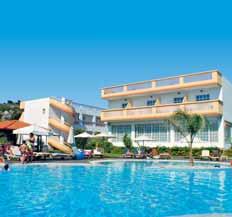 ŘECKÉ OSTROVY RHODOS Pegasos Beach Hotel Pegasos Beach Alexandria Club je již třetí sezonu oblíbeným klubovým em na ostrově Rhodos.