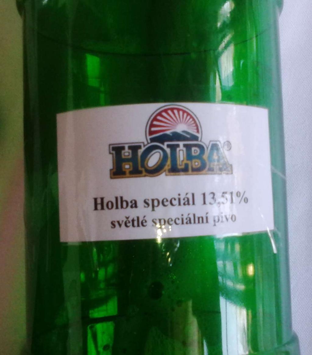 Holba 13,51% Holba Speciál 13% = Světlé speciální