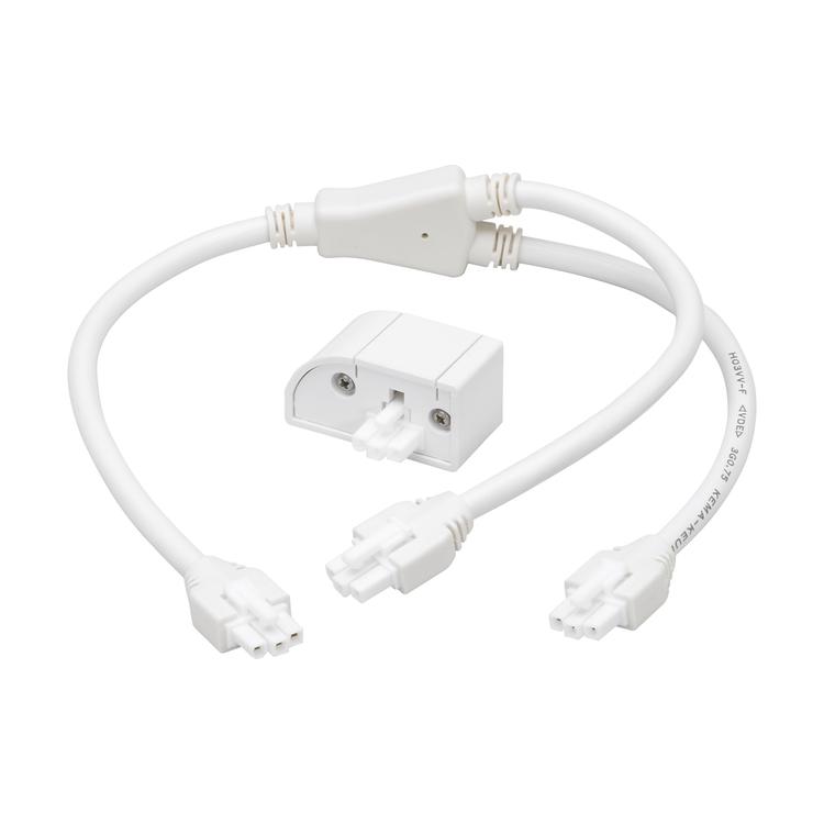 plug male and female Ordercode 71471599 T-splitter cable, white, 305 mm Ordercode