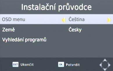 3 Práce v soustavě OSD menu OSD Menu vyvoláte na obrazovku tlačítkem [MENU] dálkového ovládání. Mezi položkami menu se přesouváte tlačítky kurzoru [ ], [ ], [ ], [ ].
