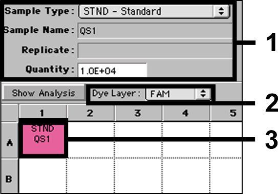 Aktivujete-li pop-up menu Sample Type, tak v zobrazeném seznamu znovu naleznete typy vzorků přiřazené reporteru v Sample Type Setup (viz Obr. 11). Vyberte vhodný typ vzorku (viz tabulka v 8.6.2.