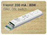 proudu především pro výkonové LED 970972 KEYTEC KAI-26350-I IP44 jištění proti 350mA 1-9 W zkratu, přetížení, přehřátí,