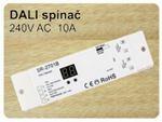 světelných scén se svítidly s DALI řízením scén (zap/vyp/ stmívání) 1 325 1 325 558102 Spínač DALI SR-2701B adresu lze nastavit manuálně, nebo automaticky DALI spínač řídícím SW.