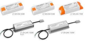Schlüter -LIPROTEC-ER příjímač s připojovacím kabelem, jedna barva 24 V č.výr. / ks P = ks LT ER 1 257,70 10 Pro ovládání LED pásků LT ES 1 až LT ES 6.