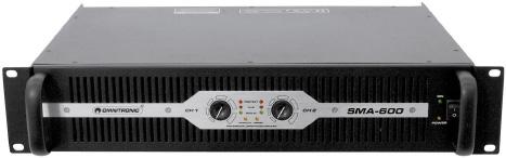 kanálové fadery celkem 108 MIDI ovladačů Stereo PA zesilovače Omnitronic SMA 8 kan.