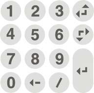 Čísla vybraných prvků se vkládají z numerické klávesnice (25) a potvrzují stiskem tlačítka Enter. - platný rozsah čísel prvků je 1 až 65535.