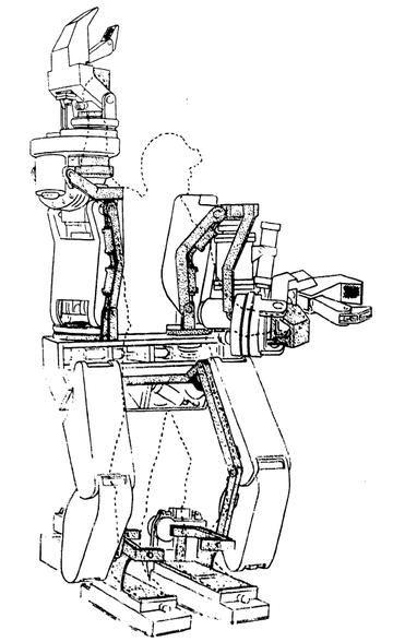 mech. napětí tenzometry vnější oblek