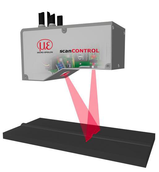 Měření vzdálenosti Laserový skener scancontrol 2750