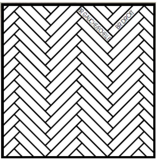 6) Návod na pokládku Herringbone Úvod Rozhodněte se ohledně směru pokládky Spočítejte Levé a Pravé lamely Spočítejte trojúhelníky Změřte trojúhelníky podél obvodu místnosti Podmínky pro