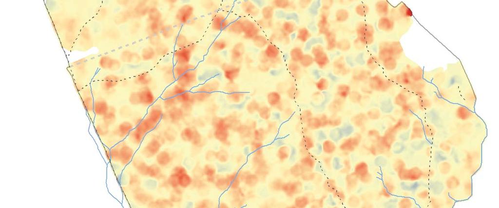 Mapa vývoje podílu tlejících kmenů na celkovém objemu kmenů v Žofínském pralese mezi lety 197-1997 Král K., Adam D., Hort L., Janík D., Šamonil P., Unar P., Vrška T.