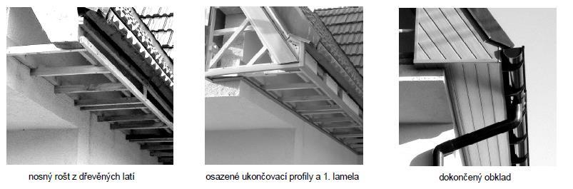 2. Vytvoření nosného roštu pro obklad podhledu : Pro montáž obkladu z plastových lamel je nutné připravit dostatečně rovný, pevný a únosný podklad - např. nosný rošt z dřevěných latí.