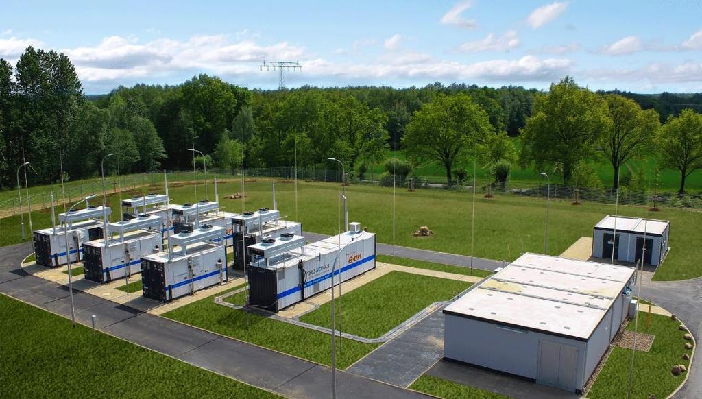 Power-to-gas, Falkenhagen Německo Demonstrační projekt Větrné elektrárny (E.