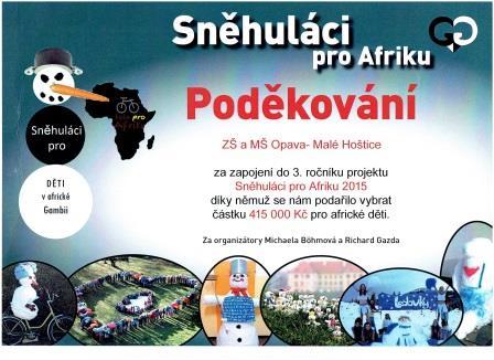 1.4. Humanitární pomoc, sbírky Jedním z výchovných záměrů je posilovat u dětí sociální cítění, probudit potřebu pomáhat, ukázat jim, že i oni se mohou dostat do situace, kdy budou očekávat pomoc