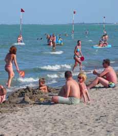 rezidence SOLMARE oblíbené letovisko Dlouhé široké pláže jsou tvořeny jemným pískem s pozvolným vstupem