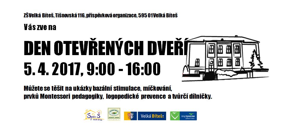 NA CO SE TĚŠÍME Muzikoterapie Apríl Den otevřených dveří Poznáváme Velkou