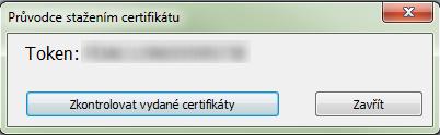 5.2. Instalace certifikátu v isignum Instalaci přímo do prostředku lze provést pouze v programu isignum: 1. Vložit prostředek do USB portu počítače nebo do čtečky. 2.