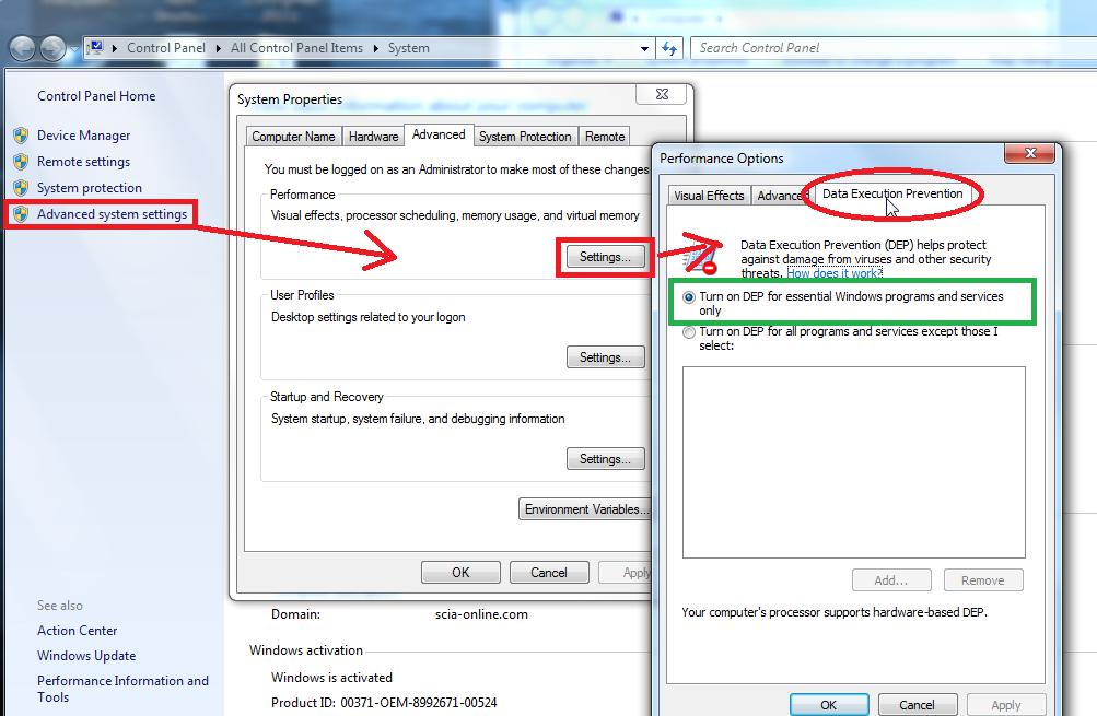 nastavení v SCIA správci aktivace. V tomto případě je možné použít konfiguraci souboru pro ActivationUtility.exe.