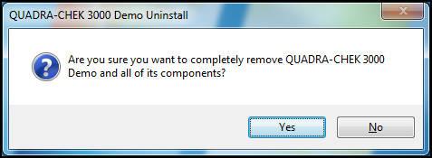 2 Instalace programu QUADRA-CHEK 000 Demo odinstalovat 2.